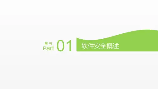 软件安全课件第1章软件安全概述