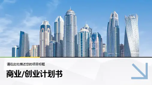 大气公司简介企业宣传PPT模板