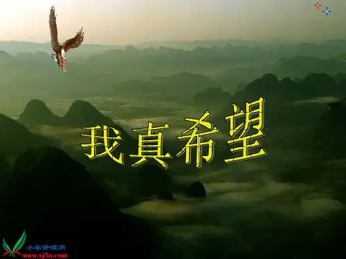 二年级语文上册 我真希望PPT课件