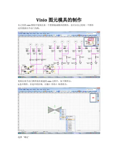 visio模具制作文档