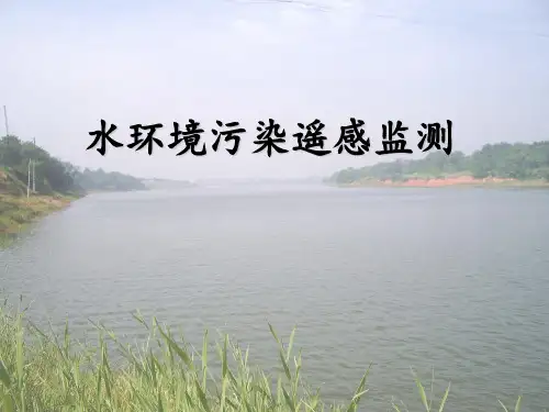 水环境污染遥感监测