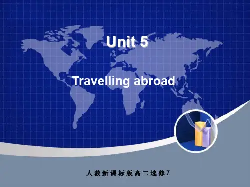 选修七_unit 5_Travelling abroad