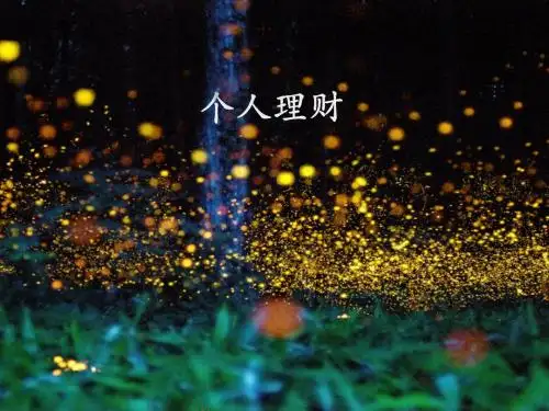 个人理财第一讲 个人理财概论