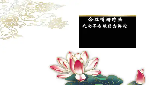 合理情绪疗法-苏格拉底辩论术