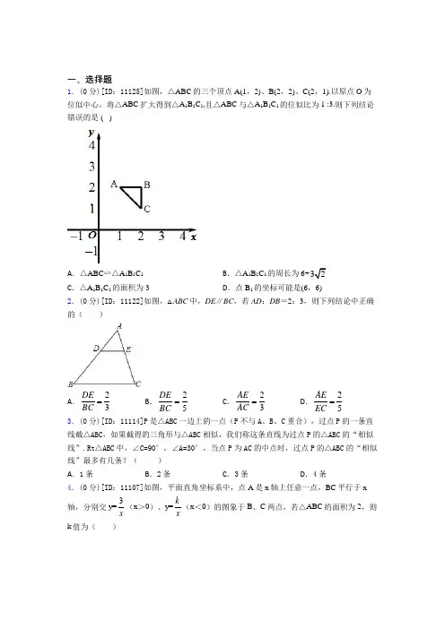 成都市树德实验中学初中数学九年级下期中经典测试题(答案解析)