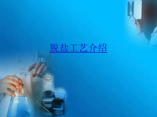 脱盐工艺介绍