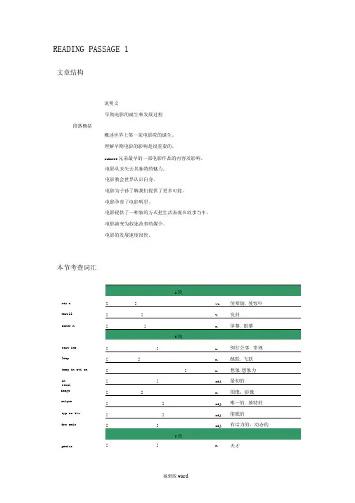 剑桥雅思6阅读解析 Test3