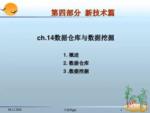 ch14数据仓库与数据挖掘