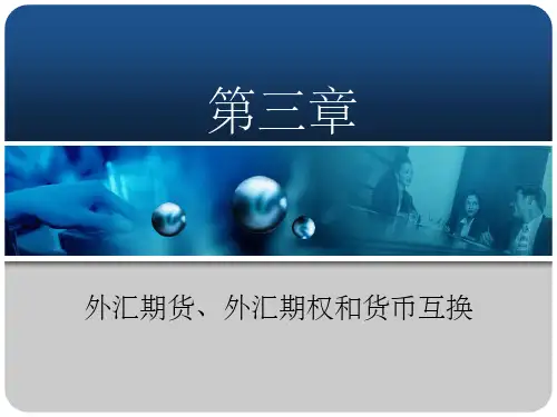 第三章外汇期货、外汇期权和货币互换ppt课件