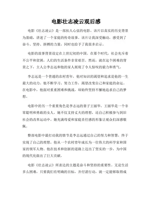 电影壮志凌云观后感