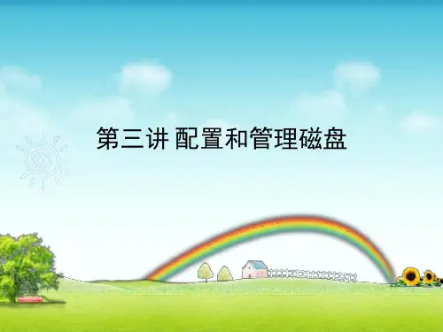配置和管理磁盘