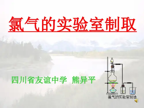 氯气的制取 ppt课件