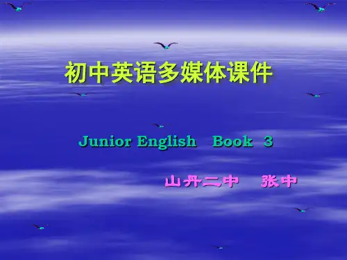 冀教版八年级英语下册Lesson21课件