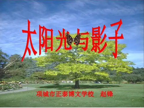 光与影子ppt