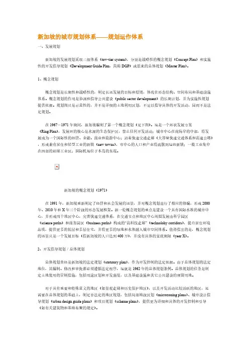 新加坡的城市规划系统