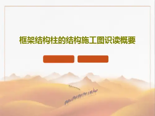 框架结构柱的结构施工图识读概要29页PPT
