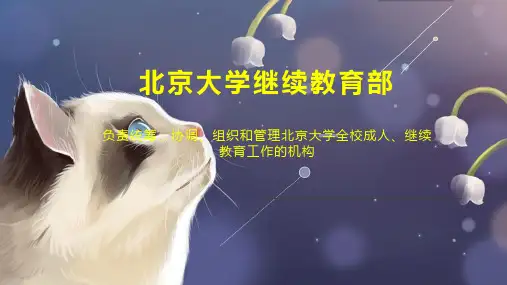 北京大学继续教育部