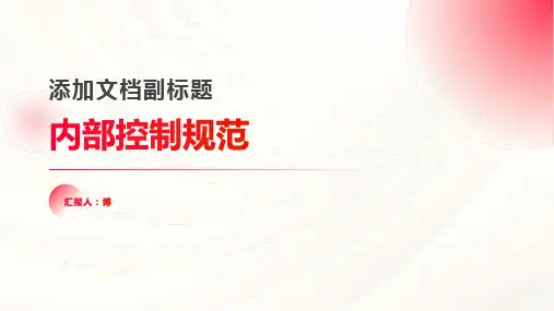 内部控制规范