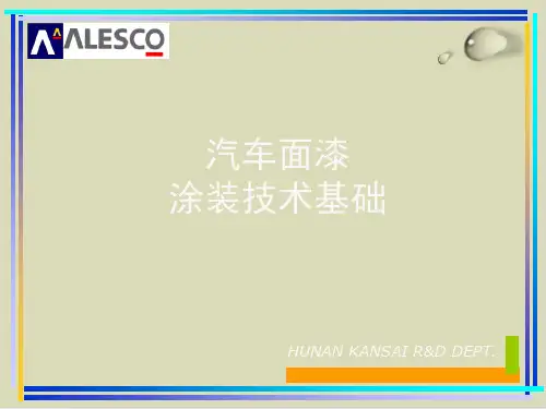 【推荐】汽车面漆涂装技术基础培训课件