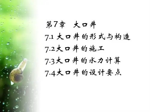 大口井