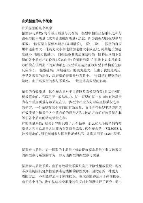 有关振型的几个概念[新版]