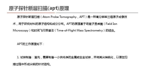 原子探针断层扫描(apt)原理