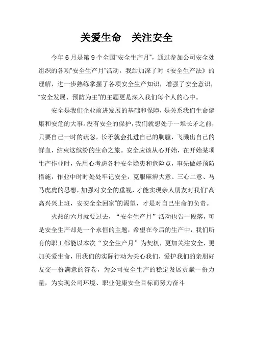 关爱生命  关注安全文档 (2)