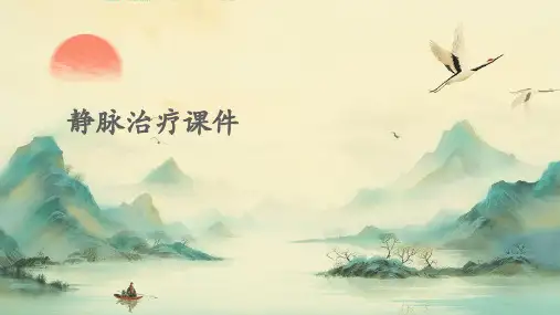 静脉治疗课件PPT