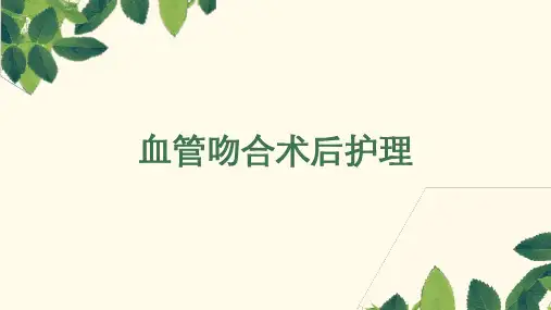 血管吻合术后护理