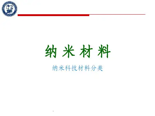 纳米材料--纳米材料分类ppt课件
