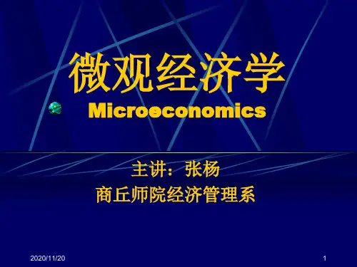 微观经济学课件