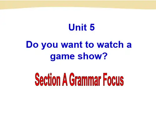 人教英语八年级上册 Unit5Section A Grammar Focus(共31张PPT)