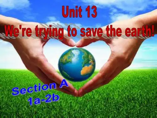 人教版英语九全Unit 13 Section A(1a-2b)教学课件(共25张PPT)