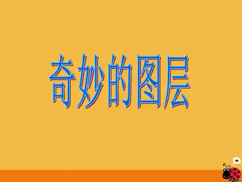 第三节奇妙的图层课件