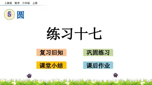 人教版小学六年级上册数学《练习十七》精品课件