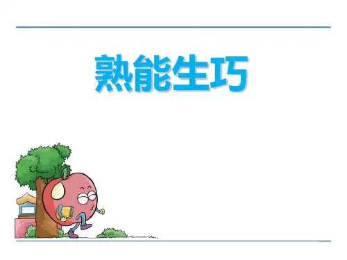 《熟能生巧》PPT(完美版)