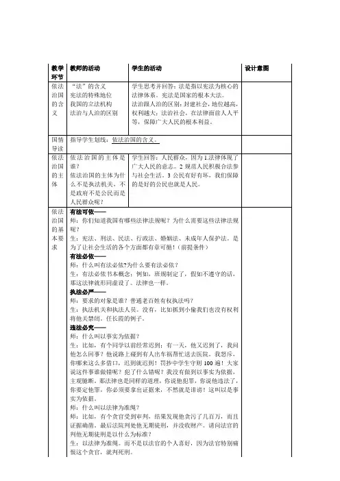 2.2发展社会主义民主政治-依法治国是基本方略