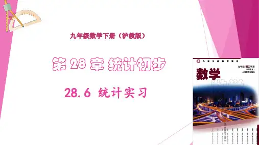 统计实习(教学课件)九年级数学下册(沪教版)