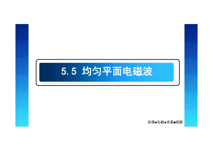 均匀平面电磁波