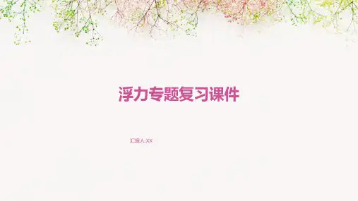 浮力专题复习课件