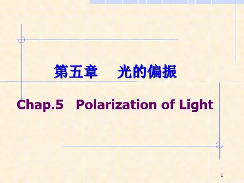 第五章 光的偏振
