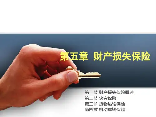 第5章-财产保险内容PPT