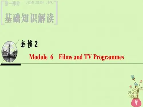 19版高三英语一轮复习Module6FilmsandTVProgrammes课件外研版必修2