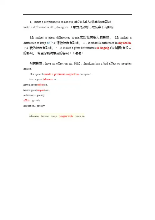 常用英语表达