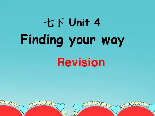 牛津译林版7a unit 4 task 复习课件 (共23张PPT)