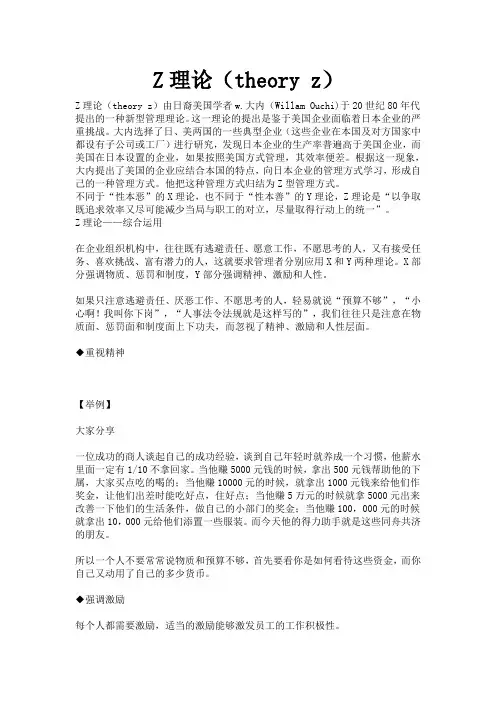 Z理论