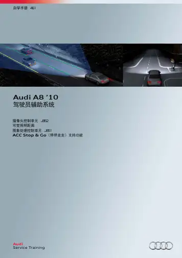 奥迪AUDI A8 SSP462 驾驶员辅助系统_