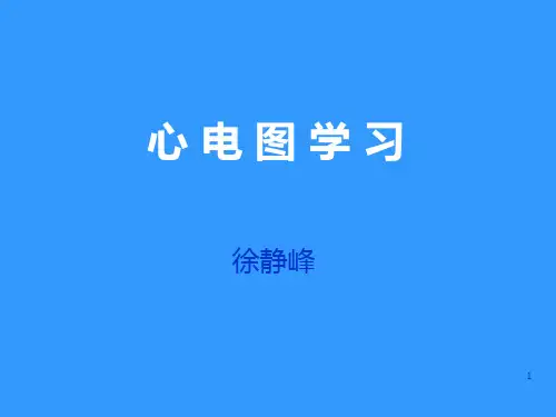 心电图讲解PPT课件
