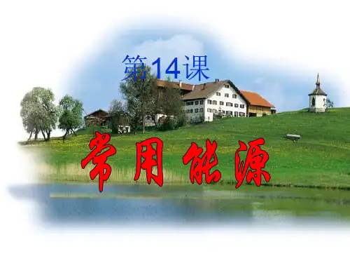 《宝贵的能源——14 常用能源课件》小学科学冀人版六年级上册5217.