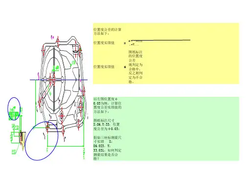 位置度公差实绩值计算方法 工作表20140108